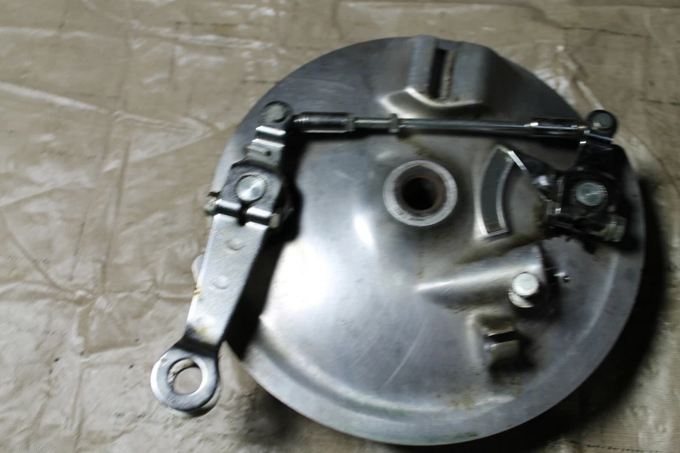 Conjunto de panel de freno delantero triple Kawasaki S1 250 1975 41035-066-80 Foto 2 de 4