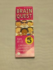 Brain Quest Grade 5 Deck 1 Ages 10-11