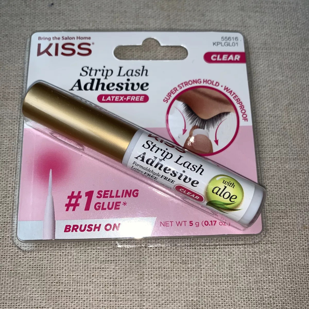 KISS Strip False Eyelash Glue Waterproof Eye Lash Extension Adhesive Clear