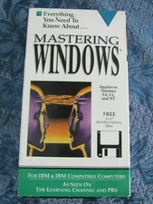 Vtg Mastering Windows 3.0 3.1 NT Operating System Instructional VHS Floppy Disk