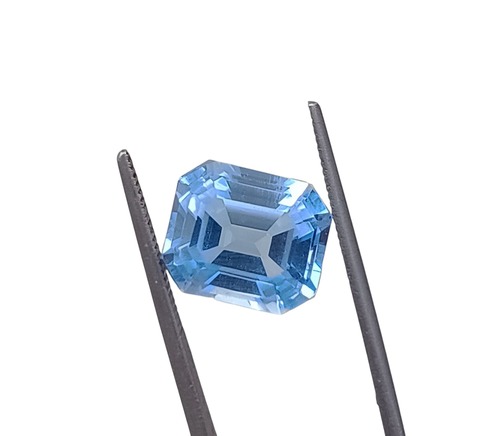 9 Ct Natural Namibian Jeremejevite Emerald Cut Certified Rare Gemstone Loose