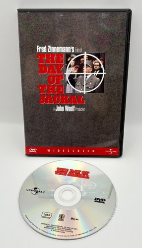 The Day Of The Jackal DVD Fred Zinnemanns 1973 Edward Fox British Spy Thriller - Imagen 1 de 6