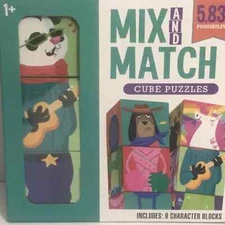 Mix And Match Cube Puzzles