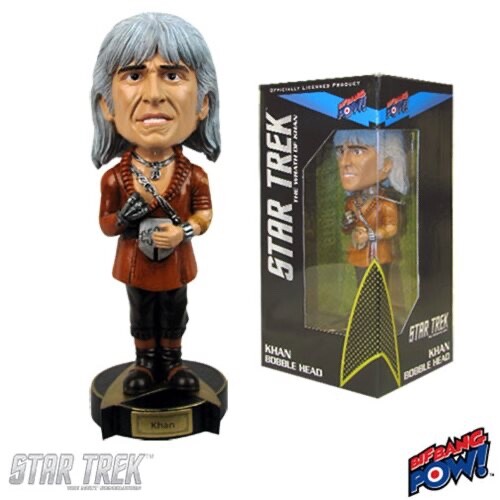 Star Trek - The Wrath of Khan KHAN Bobble Head by Bif Bang Pow! - Picture 1 of 3