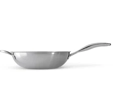 NEW Pampered Chef Stainless Steel Nonstick Wok #100111 – 5-Qt Stir-Fry Pan