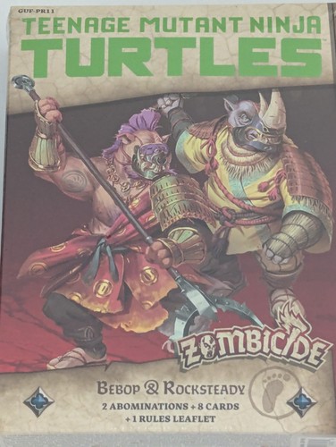 Zombicide White Death Bebop & Rocksteady Miniature CMON SDCC 2024 Exclusive New - Picture 3 of 6
