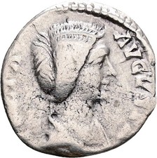 Rom Kaiserzeit, Julia Domna +217 AC, Gattin des Septimius Severus , Denar, Rom