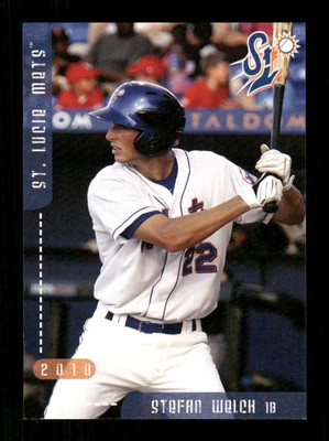 2010 Grandstand St. Lucie Mets 22 Stefan Welch BXCP30