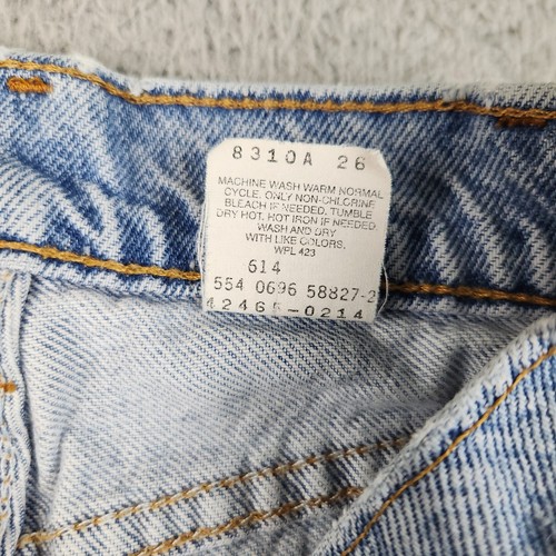 VTG Levi's Jeans Boys 12 Slim Orange Tab Relaxed 90s 565 Straight Leg Blue Denim - Picture 8 of 14