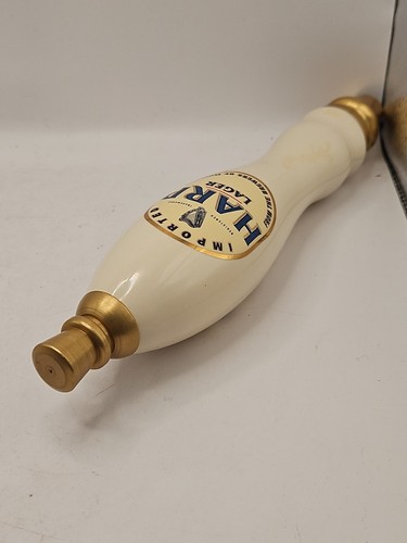 HARP LAGER Pub Ceramic Beer Keg Tap Handle Rat Rod Hot Rod Shifter Knob - Picture 16 of 19