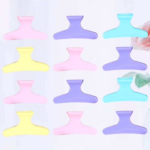 Pinzas para el cabello de mariposa de color aleatorio de 24 piezas para peluquería pinza de peluquería - Imagen 5 de 12