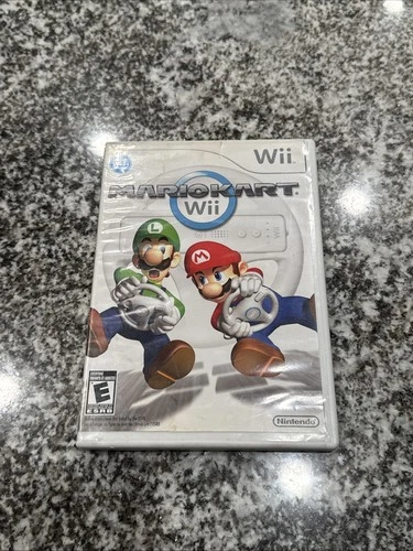 Nintendo Wii Mario Kart - Case / Manual DISC NOT WORKING Scratched / Water DMG