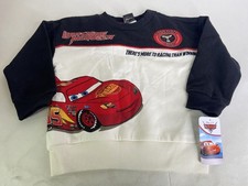 Disney Pixar Cars Lightning McQueen Long Sleeve Crewneck Sweatshirt Boys Size 3T