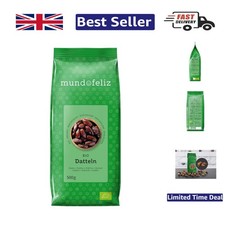 Deglet Nour Organic Dried Dates 2 x 500g - Sun-Dried & Additive-Free 14.99 per kilo