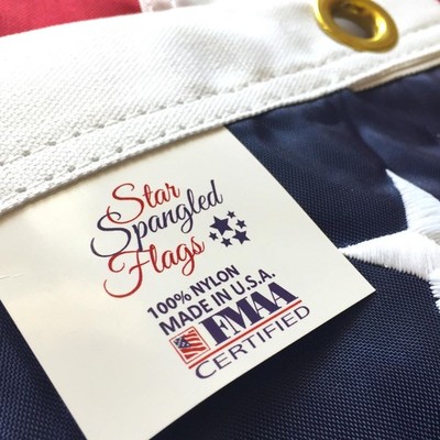 American Flag 5x8-100% Made In USA using Tough, Long Lasting Nylon Built for ...