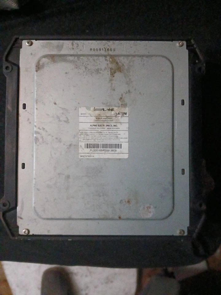 Amplificador Alpine S-A60M Serie S Clase D 600W Negro #PP8520 AS/IS Foto 2 de 2