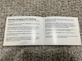 NES Nintendo Prince of Persia Manual de instrucciones Buen estado
