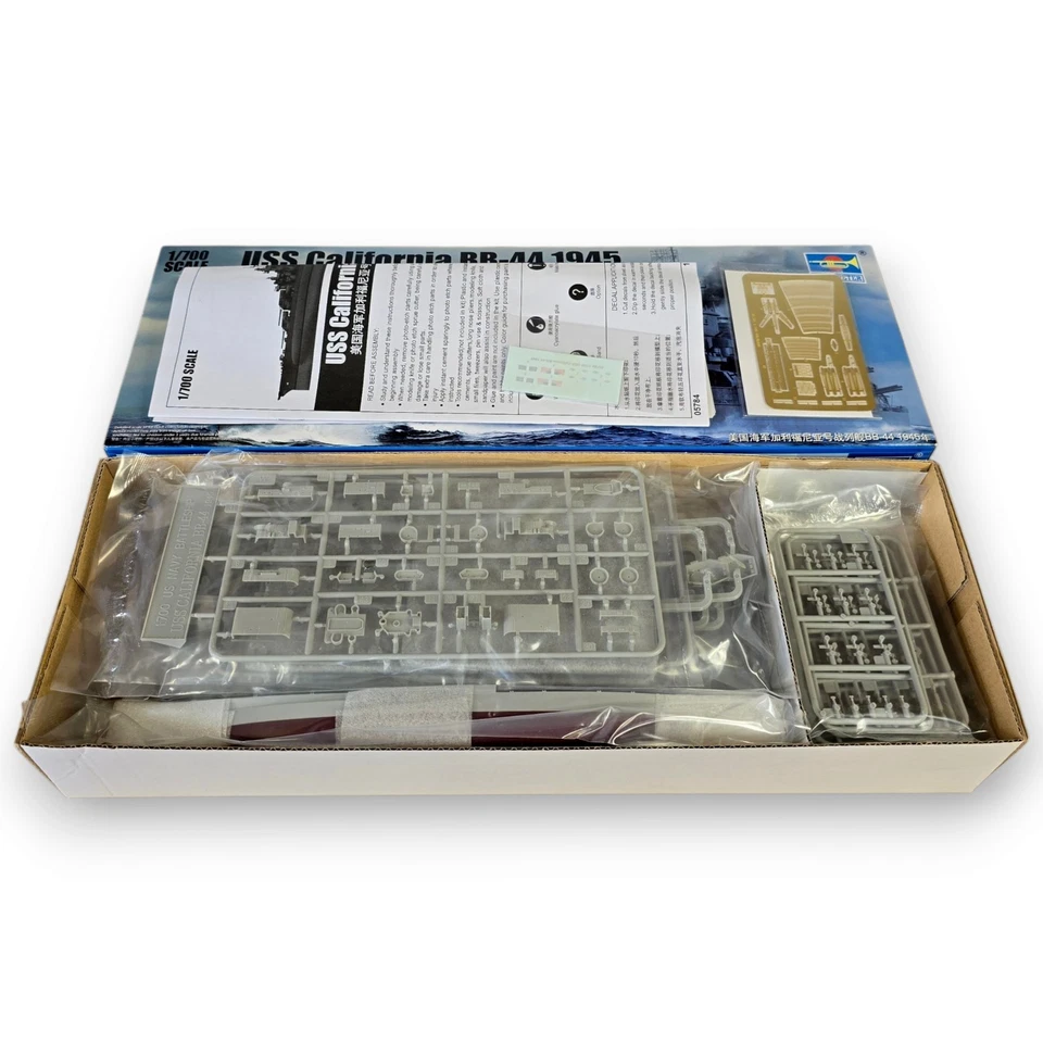 2015 Trumpeter Battleship USS California BB-44 1945 1:700 Scale Kit #05784 ☆New  - Image 4 of 4