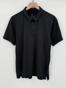 トップス ARC'TERYX captive polo stratus ARCTERYX MENS CAPTIVE LONG SLEEVE POLO SHIRT BLACK/BLACK