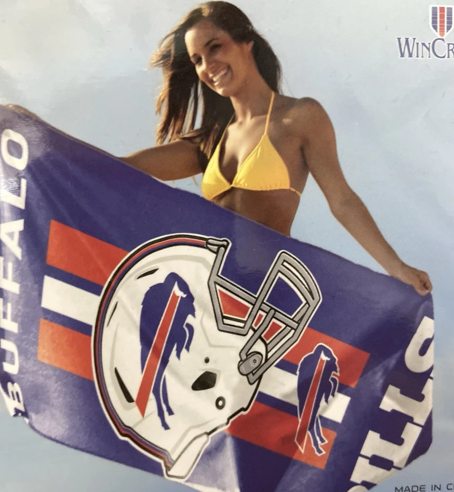 Toalla de playa Buffalo Bills 30X60 Josh Allen NFL Foto 3 de 3