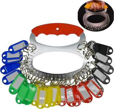 Key Organizer Management Portable Key chain with 28 Separable Key Rings and 30 A