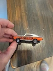 Vintage 1971 Matchbox Dodge Charger ORANGE PEEL #74  Black Base Loose