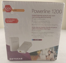 Netgear Powerline 1200 Wired Internet Extender PLP1200-100PAS, pack of 2