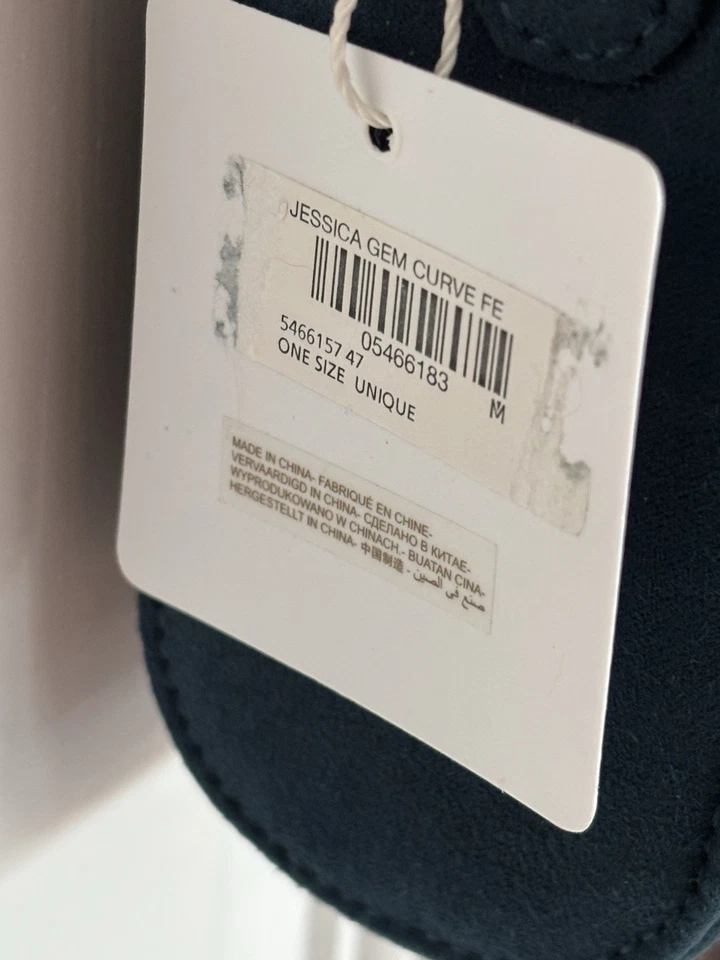 Ladies Blue Jewelled New Look Handbag - Image 4 of 4