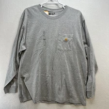 Carhartt Men's Loose Fit Heavyweight Long-Sleeve Pocket T-Shirt  Men's 2XL