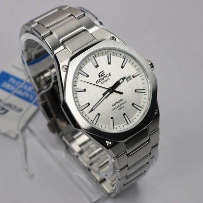 Casio Edifice Men's Silver Dial Stainless Steel Quartz Watch EFR-S108D-7AVUEF