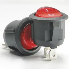 2Pcs On Off Power Toggle Switch Momentary DPDT 2Pin 12V Light Switch Electric...