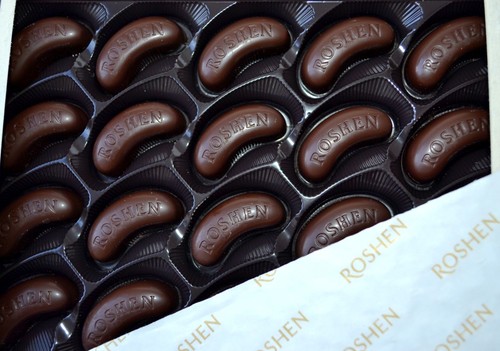 Box Sweets ROSHEN "Shooters" Chocolate Candy with Rum Liqueur 150g / 5.3oz - Picture 5 of 5