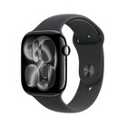 Apple Watch Series 11 GPS 46mm Jet Black Aluminum Black Sport Band M/L