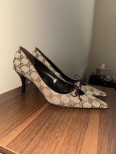 Vintage Gucci Monogram Heels