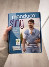 Manduca Sling Baby Trage Tuch Grau Wie Neu Babytrage Tragetuch