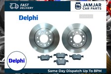 DELPHI Rear 2x Brake Disc + Brake Pad Set Fits Audi Q3 Seat Alhambra VW Sharan