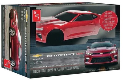 AMT, CHEVROLET Camaro SS 2016 Rot zum Zusammenbauen, 1/25, AMT1020M/12