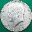 1967 Kennedy Silver Half Dollars BU -40% Silver(120d)