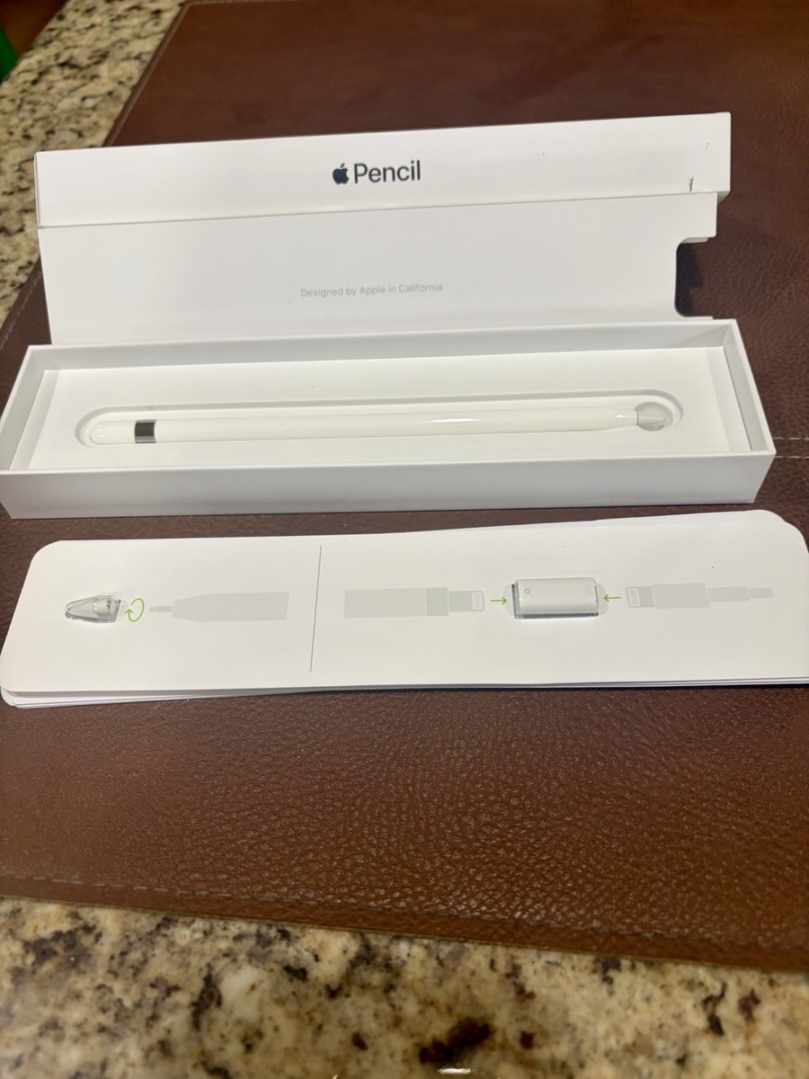 NEVER USED OPEN BOX Wireless Apple Pencil 1st Gen - A1603 - White