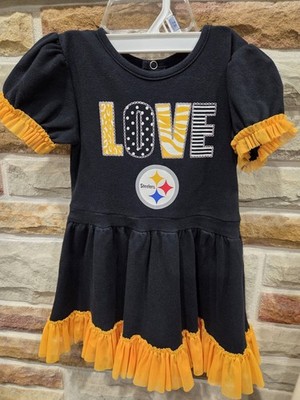 steelers jersey dress ThatXpression Fashion Racerback Jersey Themed Steelers Dress PSKIT
