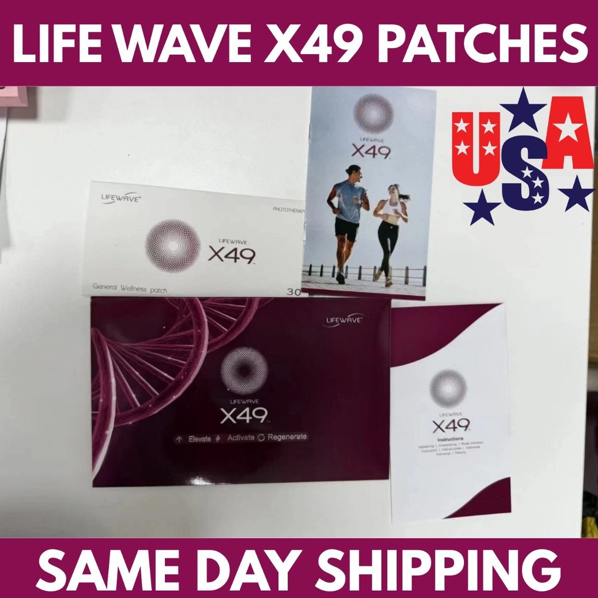LifeWave X49 Stem Cell Booster, 30 Patches - Exp. 11/2026 US