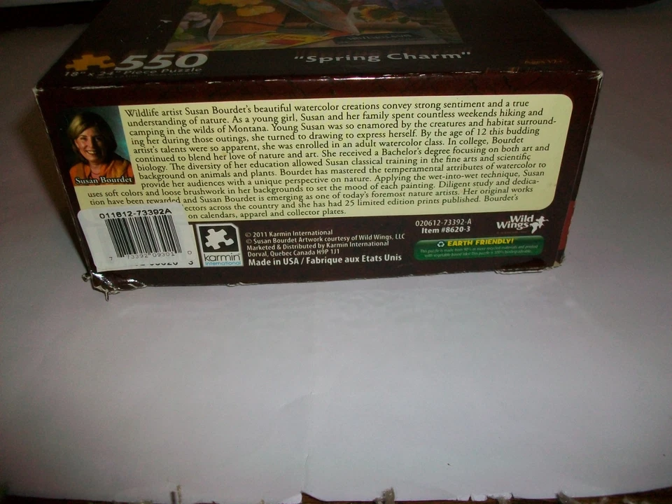 Lot of 5 - 500-550 pc Vintage Jigsaw Puzzles -Fall/Winter/Spring Fun-Great Value - Image 3 of 4