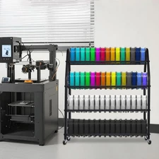 3D Printer Filament Storage Rack 4 Tier Filament Spool Holders Rack