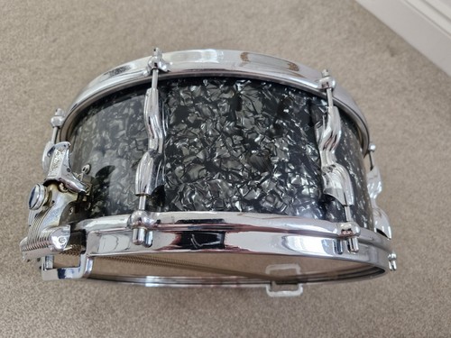 Premier 60’s Royal Ace Snare Drum 14" x 5.5" Black Diamond Pearl - Picture 3 of 17