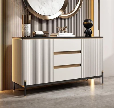 Kommode Weiß Sideboard Holz Schrank Möbel Einrichtung Anrichte Luxus Neu - Bild 1 von 2