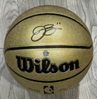 JALEN BRUNSON - NEW YORK KNICKS - Autographed GOLD BASKETBALL w/COA