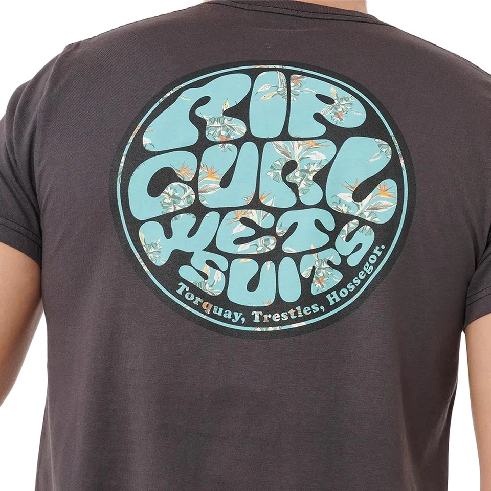 Rip Curl Wettie Passage Icon Camiseta S/S - Phantom - Imagen 4 de 4