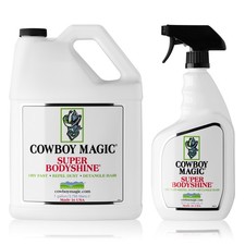 Cowboy Magic Super Bodyshine, Fast-Drying Shine Spray 1 Gallon 32 oz 2-Pack