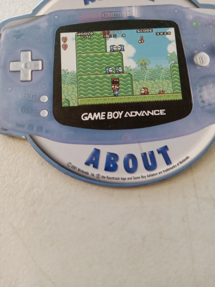 Vintage Gameboy Advance Promo Keychain Lanyard & Pin 2001 Rare Nintendo GBA VTG  - Image 4 of 4