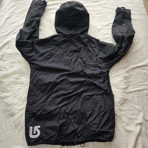 Chaqueta revólver Burton para hombre talla grande negra con capucha cremallera completa esquí para nieve sin forro - Imagen 6 de 8